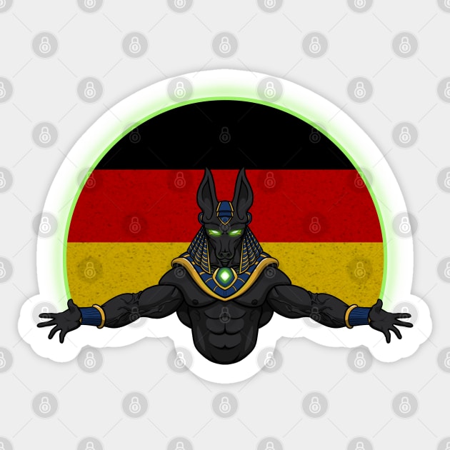 Anubis Germany Sticker by RampArt